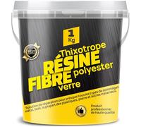 Sikd - Fibre de verre, resine polyester et durcisseur. Kit de réparation pour Bateaux, piscines, réservoirs, caravanes, tuyaux, carrosseries…