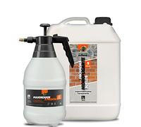SIKD - Hydrofuge pour Pierre. Imperméabilisant pour Sols et Façades. Protection effet mat 5 L Incolore avec Pulvérisateur à Pression.
