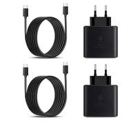 SiKER 45W USB C Chargeur Rapide Chargeur téléphone Compatible avec Samsung Galaxy S10, Galaxy Note10, Galaxy Z Fold2 5G, Galaxy Z Flip3, Typ C Netzkabel Versorgung (2 Pack)