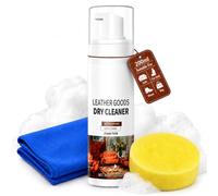 Sikeydels Kit Nettoyage Chaussure 200ml,Mousse Nettoyante Pour Chaussures,Kit Nettoyage Chaussure,Footwear Cleaning Gel,Pour Sneakers,Daim et Toile,Applicateur Éponge Facile, Serviette