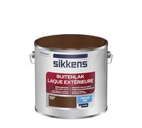 Sikkens - Peinture Laque Extérieure Bois et Fer - Finition tendue, sous-couche intégrée, facile à appliquer - Satin Ton Bois 2,5 L