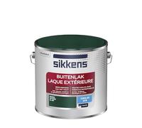 Sikkens - Peinture Laque Extérieure Bois et Fer - Finition tendue, sous-couche intégrée, facile à appliquer - Satin Vert Basque 2,5 L