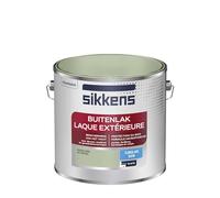 Sikkens - Peinture Laque Extérieure Bois et Fer - Finition tendue, sous-couche intégrée, facile à appliquer - Satin Vert Provence 2,5 L