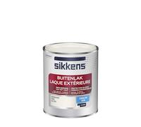 Sikkens - Peinture Laque Extérieure Bois et Fer - Finition tendue, sous-couche intégrée, facile à appliquer - Satin Ivoire 0,75 L