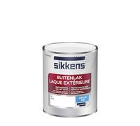Sikkens - Peinture Laque Extérieure Bois et Fer - Finition tendue, sous-couche intégrée, facile à appliquer - Satin Blanc 0,75 L