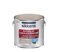 Sikkens - Peinture Laque Extérieure Bois et Fer - Finition tendue, sous-couche intégrée, facile à appliquer - Satin Taupe 2,5 L