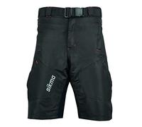 Sikma Short de VTT pour vélo tout-terrain avec doublure rembourrée amovible, Noir , L