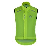 Sikma Vest de cyclisme pour homme et femme, imperméable au vent et à la douche, pour course unisexe, haute visibilité, Fluo, XXL