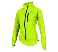 Sikma Veste de cyclisme pour femmes et filles - Imperméable, coupe-vent, pour la pluie, pour la course à pied, décontractée, pour l’extérieur.., Fluo, L