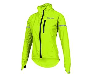 Sikma Veste de cyclisme pour femmes et filles - Imperméable, coupe-vent, pour la pluie, pour la course à pied, décontractée, pour l’extérieur.., Fluo, L