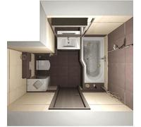 160x80 cm Beata Plus baignoire bain douche asymétrique acrylique positionnement gauche, sans pieds, blanc (BE1600LPLUS)