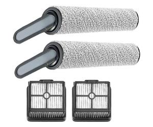 SIKSOG Kit 2 brosses rouleau + 2 filtres HEPA pour Dreame H12 M12 H11 Core (non H12 PRO)