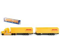 SIKU 1/87 CAMION BAL REMORQUE TRANSPORTEUR DHL MODÈLE STATIQUE DIECAST
