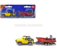 SIKU 10165800007 Jeep Avec Bateau