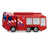 Siku 1036003, Camion d'extinction de réservoir de Pompiers Pays-Bas, Métal,Plastique, Rouge, Attelage de remorque