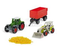 siku 6304 - Coffret cadeau agriculture, Métal/Plastique, Multicolore, Combinaison de jouets, Eléments mobiles