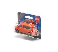 siku 1070, VW Multivan, Métal/Plastique, Rouge, Hayon ouvrable, Crochet de remorquage