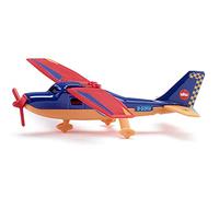 Siku Avion sportif 1101 – métal/plastique multicolore, hélice rotative, ailes rétractables