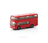 Siku - 4366449 - 1321, Bus a Imperiale, metal/plastique, Rouge, voiture jouet pour enfants