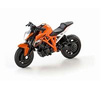 siku 1384 - Moto KTM 1290 Super Duke R, Métal/Plastique, Orange, Pneus En Caoutchouc
