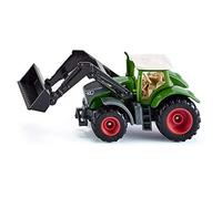 siku 1393, Tracteur Fendt 1050 Vario avec Chargeur Frontal, Vert/Noir, Chargeur frontal mobile, Cabine amovible, Pneus en caoutchouc