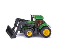 siku 1395, Tracteur John Deere avec Chargeur Frontal, Vert, Métal/plastique, Pneus en caoutchouc, Chargeur frontal mobile