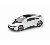 siku 1458, BMW i8, métal/plastique, Noir/Blanc, voiture jouet pour enfants
