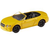 siku 1507, Décapotable Bentley Continental GT V8 convertible, métal/plastique, Jaune, voiture jouet pour enfants