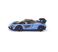 siku 1537, Voiture de sport McLaren Senna, métal/plastique, bleu clair, pneus caoutchoutés, voiture jouet pour enfants