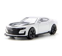 SIKU 1538, Chevrolet Camaro, Métal,Plastique, Blanc, Capot ouvrable, Attelage de remorque