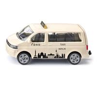 Siku 1555 VW T5 Grand Taxi, Métal/Plastique, Beige, Voiture Jouet pour Enfants, Imprimé Berlin, Pneus en Caoutchouc, Hayon ouvrant