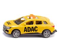 siku 1565, ADAC Service de Dépannage Audi Q4 e-tron, Voiture-jouet, métal/plastique, jaune, Attelage de remorque, Roues caoutchoutées, Barres de signalisation jaunes
