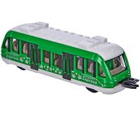 siku 1603,Train de banlieue avec bande et Panneau de Signalisation, Métal/plastique, Multi couleur, 5 m Ruban