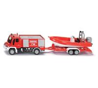 Sikusuper Unimog Pompiers Avec Bateau