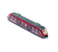 Siku Train de banlieue 1646 - Métal/Plastique - 1:120 - Rouge - Compatible avec autres jouets Siku