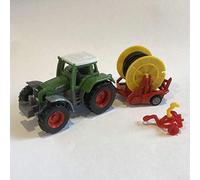 siku 1677, Tracteur avec Rouleau d'Irrigation, métal/plastique, multicolore, Rampe de pulvérisation amovible
