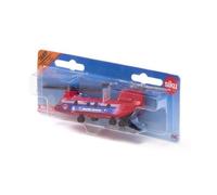 Siku 1689 Hélicopt Re De Transport Rouge Bleu Métal Plastique Rotors Retractables