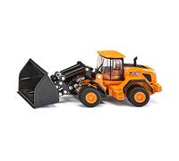 siku 1789, JCB 457 Chargeuse sur Pneus, Métal/Plastique, Jaune/Noir, Joint Articulé, Godet Amovible