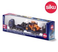 Siku 1790 Homme Camion Hgv Bas Chargeur + Jcb Chargement Pelle Moulé Modèle