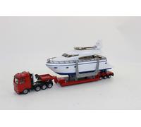 Siku 1849 Transport Lourd Avec Yacht 1:87 H0 NEUF Dans OVP
