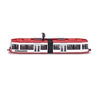 Siku Tram 1895 - 1:87 Métal/Plastique - Compatible avec les autres jouets SIKU - Rouge/Blanc