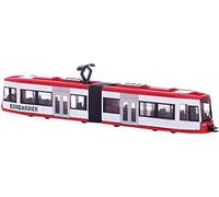 siku 1895, Tram, 1:87, Métal/Plastique, Rouge/Blanc, Compatible avec les autres jouets SIKU