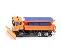 siku 1898 - Chasse neige, 1:87, Métal/Plastique, Orange/Bleu, Lame à Neige Mobile