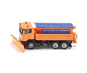 siku 1898 - Chasse neige, 1:87, Métal/Plastique, Orange/Bleu, Lame à Neige Mobile