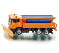 siku 1898 - Chasse neige, 1:87, Métal/Plastique, Orange/Bleu, Lame à Neige Mobile