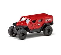 Siku Véhicule de secours GHE-O Rescue 2307 – 1:50 Métal/Plastique Rouge, plusieurs fonctions