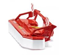 Siku Faucheuse frontale Kuhn 2461 – 1:32 Métal/Plastique Rouge/Blanc, compatible attelage avant