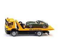 siku 2712 - Dépanneuse, 1:55, Métal/Plastique, Jaune, Logo ADAC, Voiture Remorquable Incluse