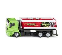 siku 2716, Camion avec caisse de camion-citerne, 1:50, Métal/Plastique, Vert/Rouge, flexible de réservoir roulant