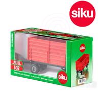 Siku 2898 Récolte Remorque Côté Basculant 4 Roue Pivot Plaque + Arrière Beta 1:3